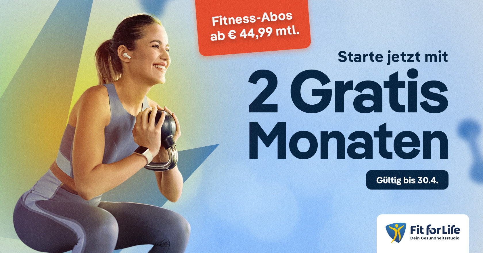 Fit for Life Frühling 26 Social Media Frau Young FBQuer4